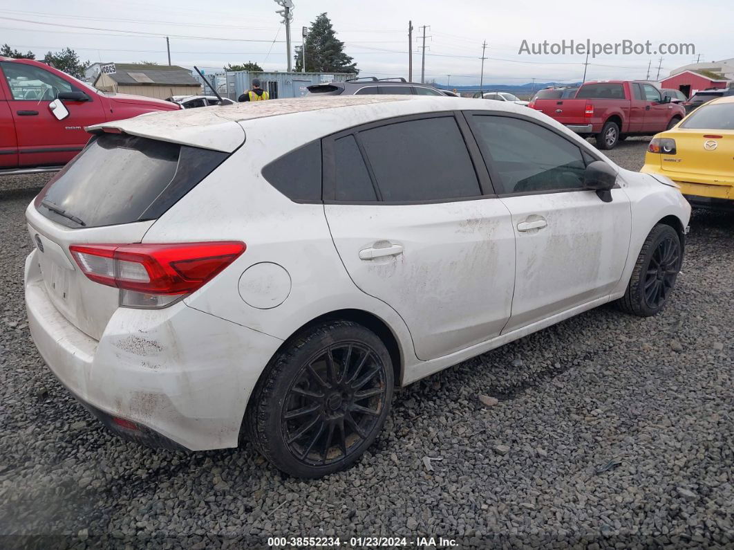 2018 Subaru Impreza 2.0i White vin: 4S3GTAA64J1717463