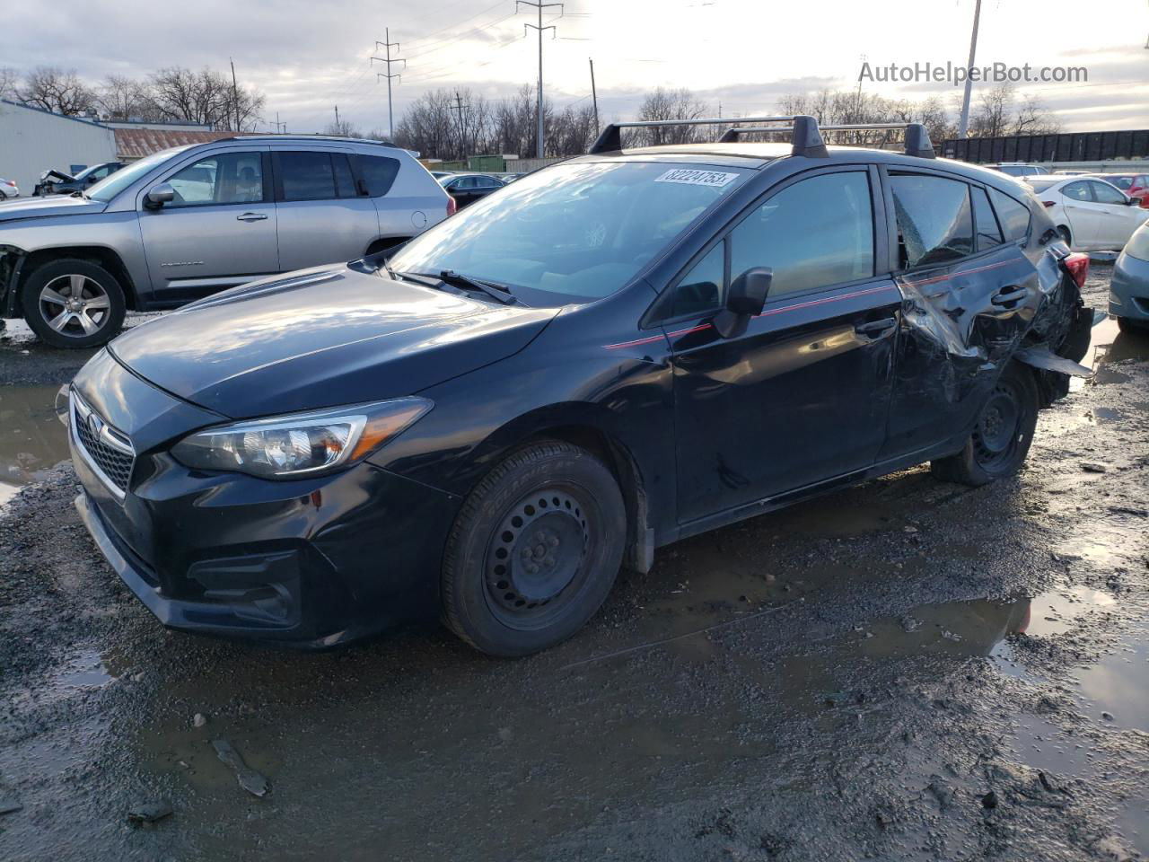 2018 Subaru Impreza  Black vin: 4S3GTAA64J3704295