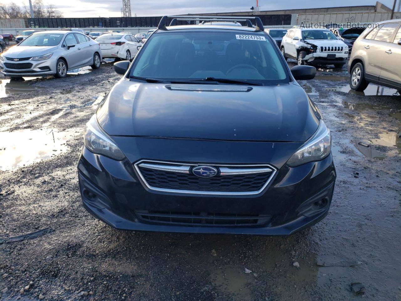 2018 Subaru Impreza  Black vin: 4S3GTAA64J3704295