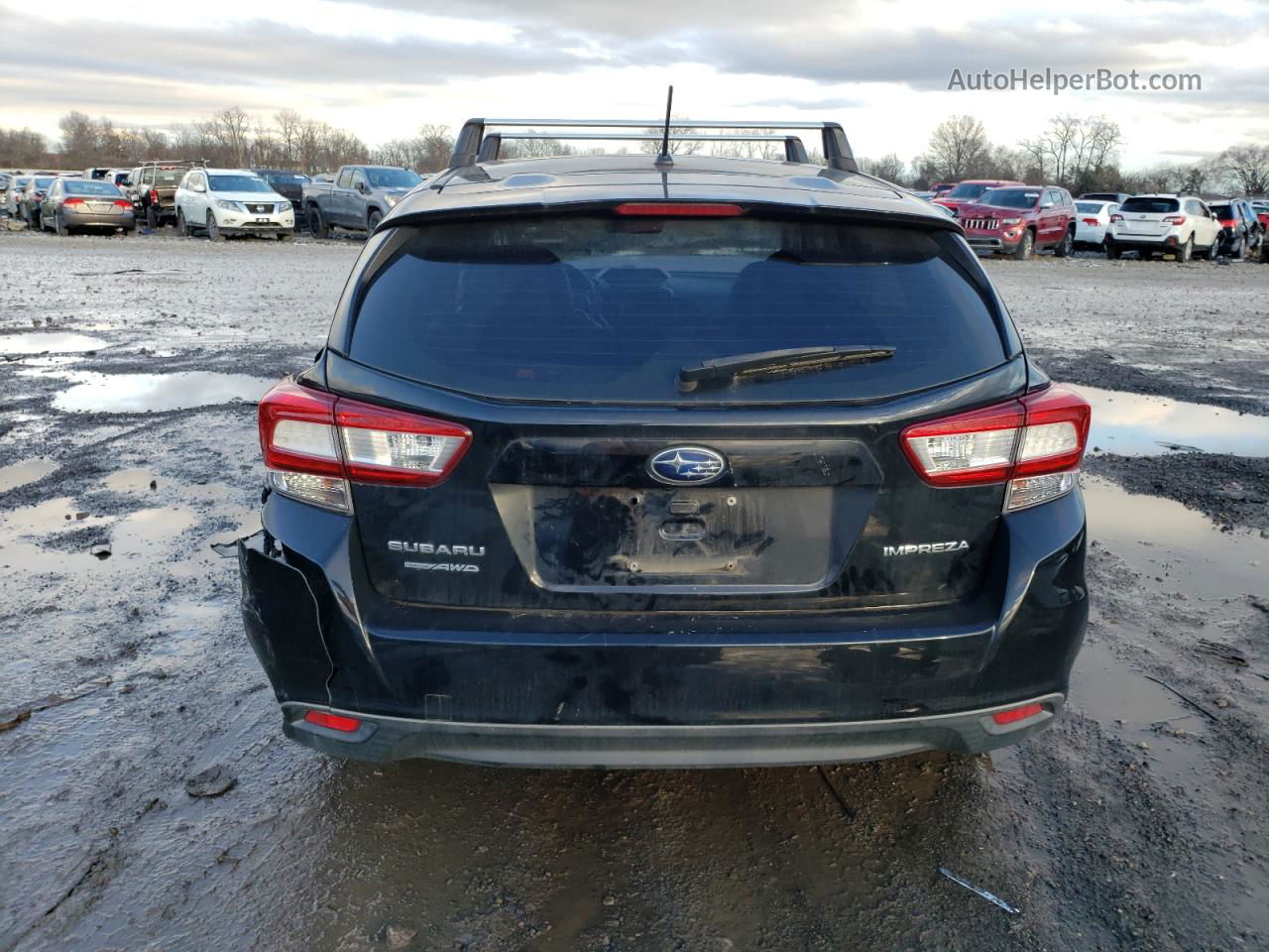 2018 Subaru Impreza  Black vin: 4S3GTAA64J3704295