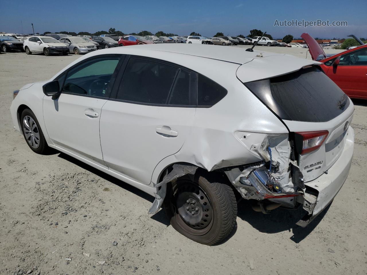 2018 Subaru Impreza  White vin: 4S3GTAA64J3717886