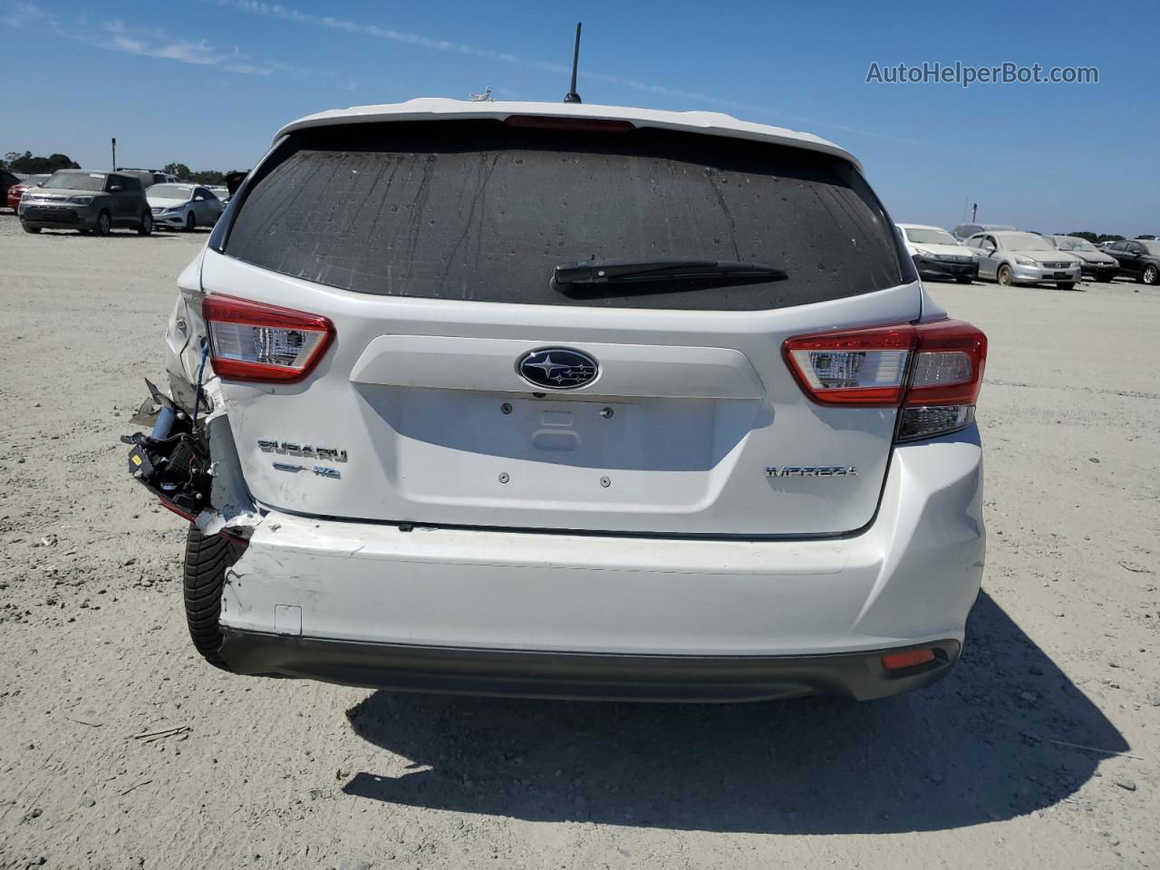 2018 Subaru Impreza  White vin: 4S3GTAA64J3717886