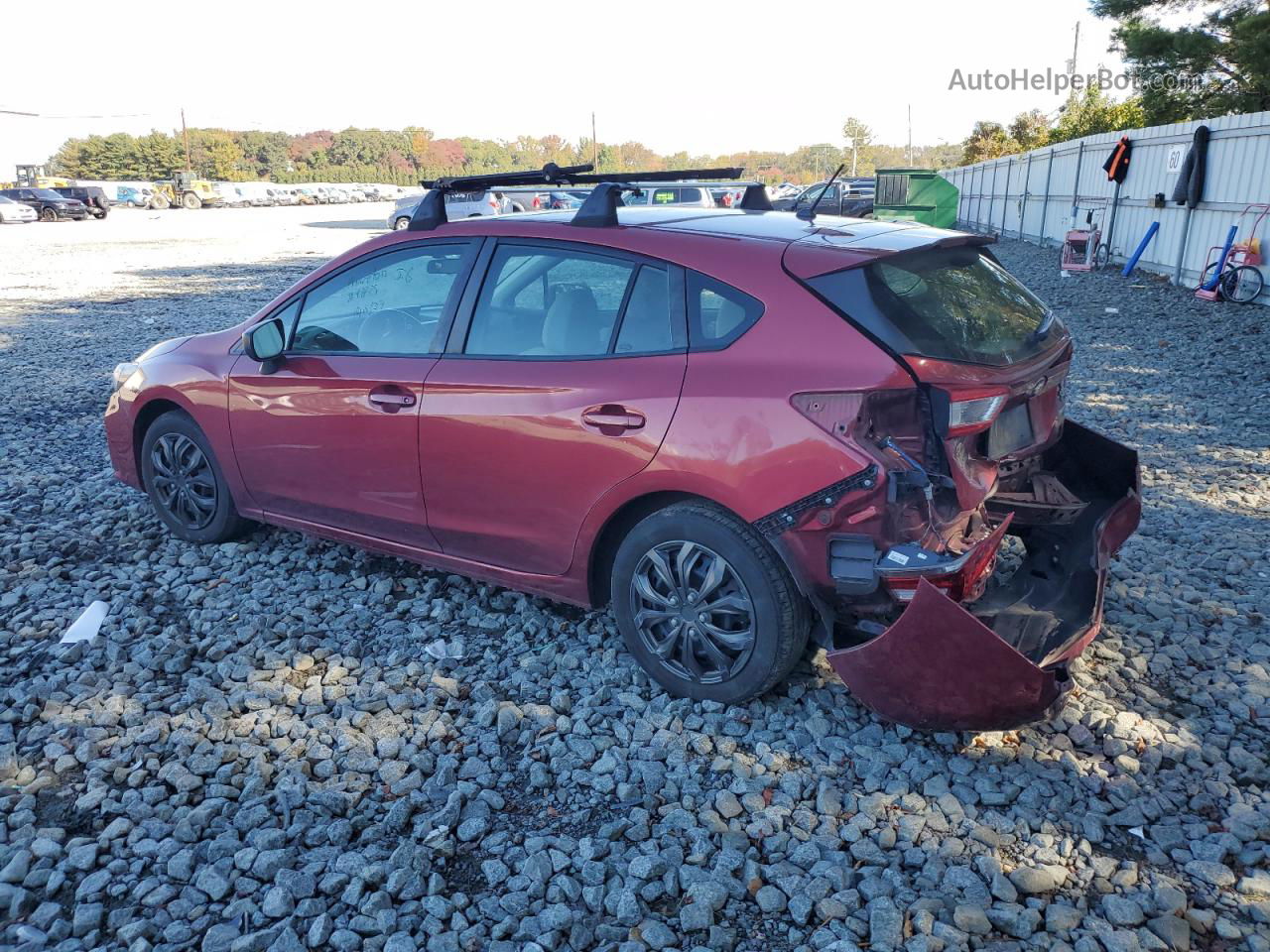 2018 Subaru Impreza  Red vin: 4S3GTAA64J3720349