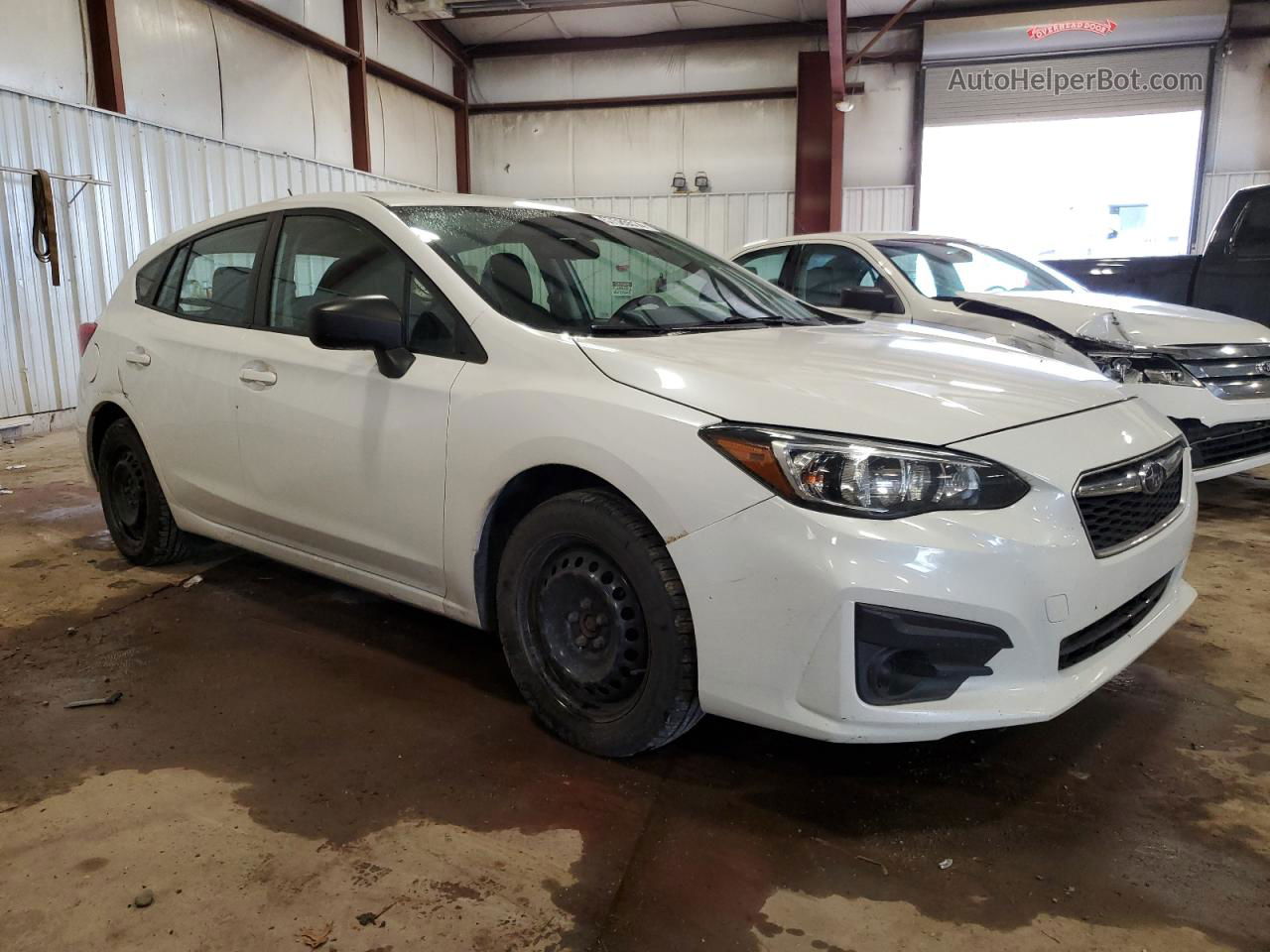 2018 Subaru Impreza  White vin: 4S3GTAA65J3738889