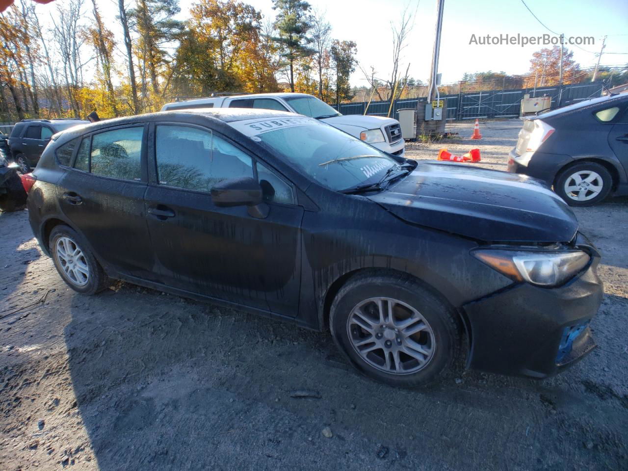 2018 Subaru Impreza  Black vin: 4S3GTAA65J3748905