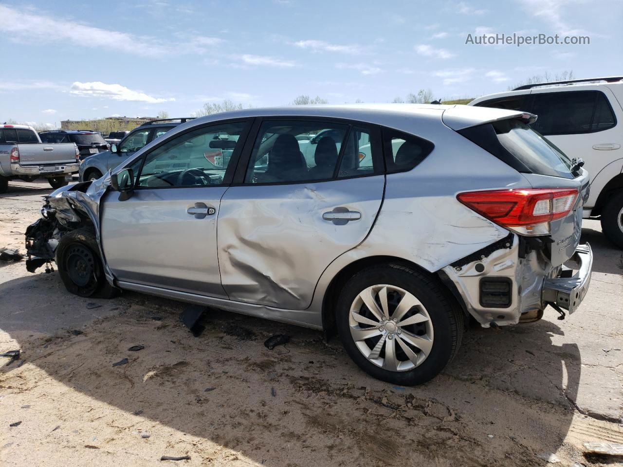 2018 Subaru Impreza  Silver vin: 4S3GTAA66J3731756