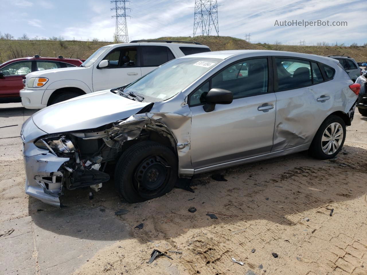 2018 Subaru Impreza  Silver vin: 4S3GTAA66J3731756