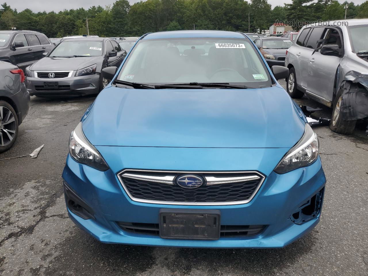 2018 Subaru Impreza  Синий vin: 4S3GTAA66J3740988