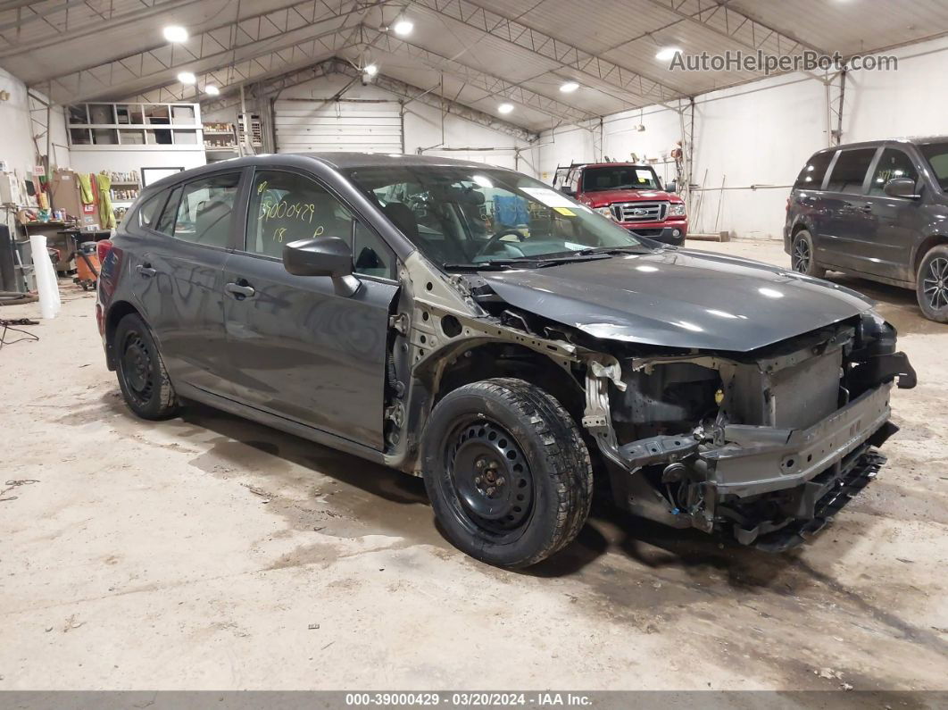 2018 Subaru Impreza 2.0i Gray vin: 4S3GTAA66J3749741