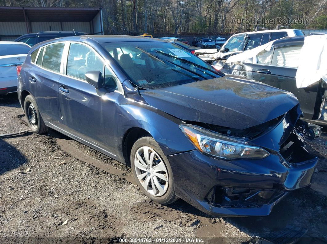 2021 Subaru Impreza 5-door Blue vin: 4S3GTAA66M1702435