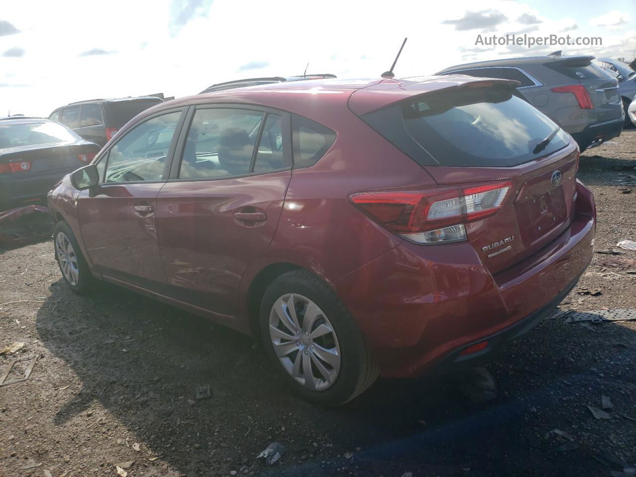 2018 Subaru Impreza  Red vin: 4S3GTAA67J3717669