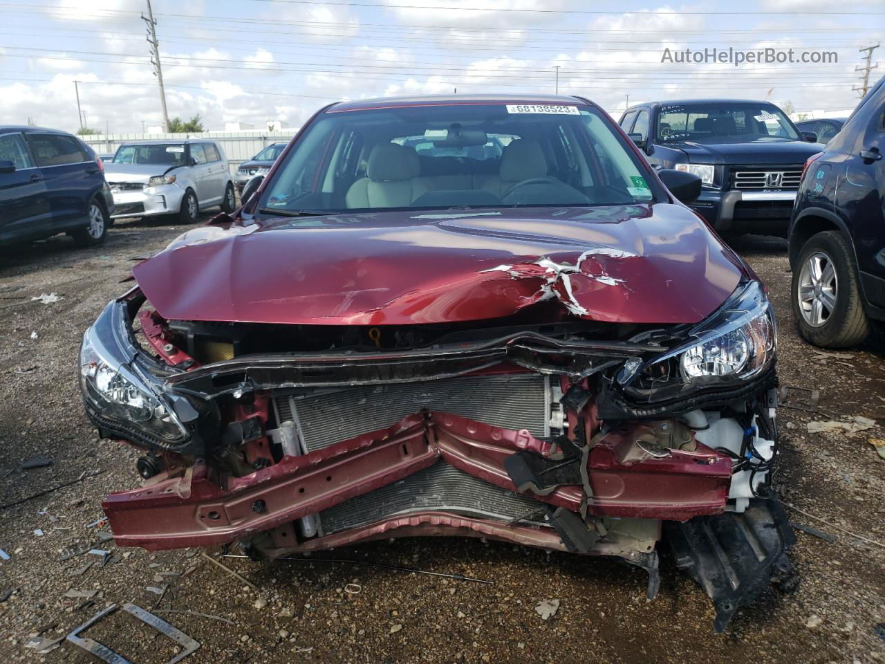 2018 Subaru Impreza  Red vin: 4S3GTAA67J3717669