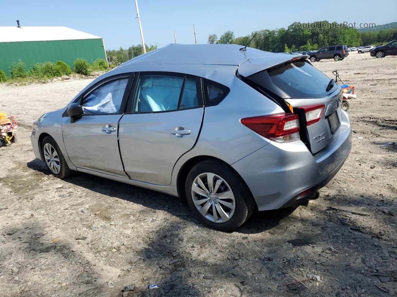 2018 Subaru Impreza  Silver vin: 4S3GTAA67J3736044