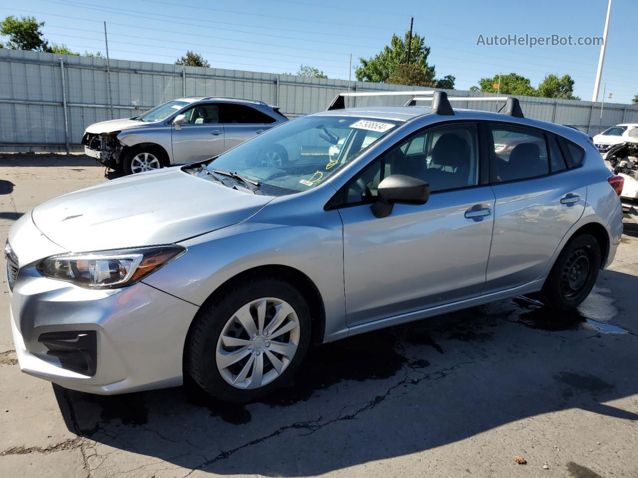 2018 Subaru Impreza  Silver vin: 4S3GTAA67J3741812