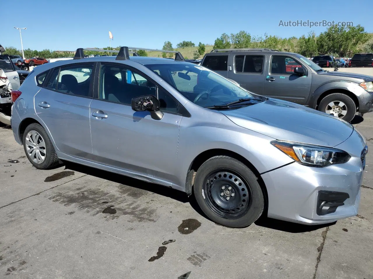 2018 Subaru Impreza  Silver vin: 4S3GTAA67J3741812