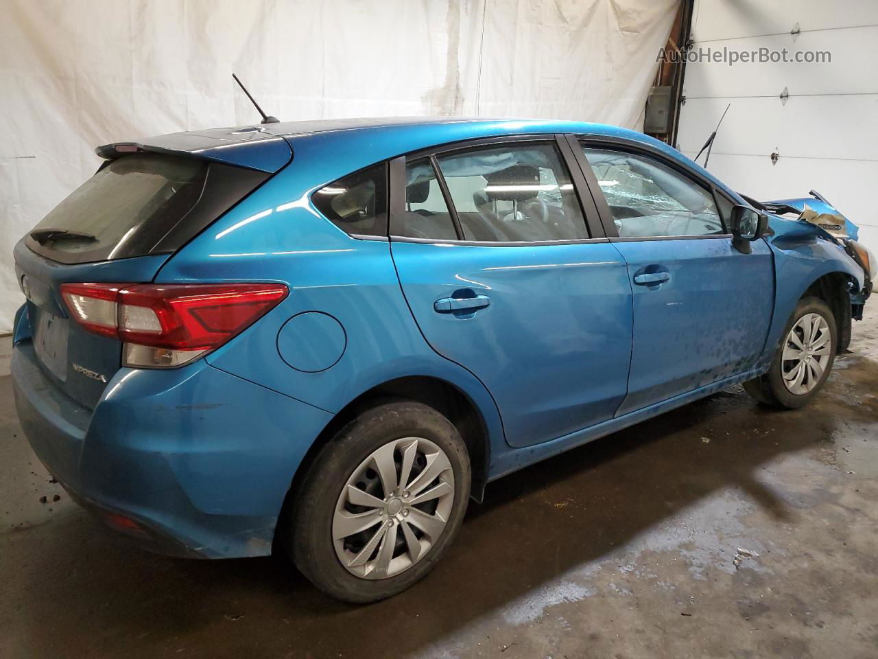 2018 Subaru Impreza  Blue vin: 4S3GTAA67J3745942