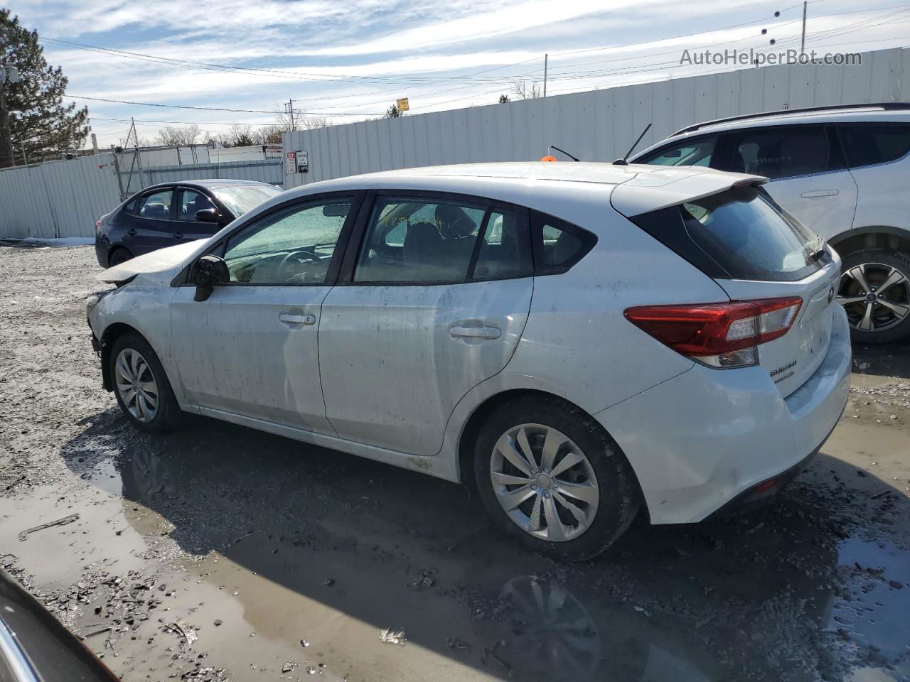 2018 Subaru Impreza  White vin: 4S3GTAA69J3744842