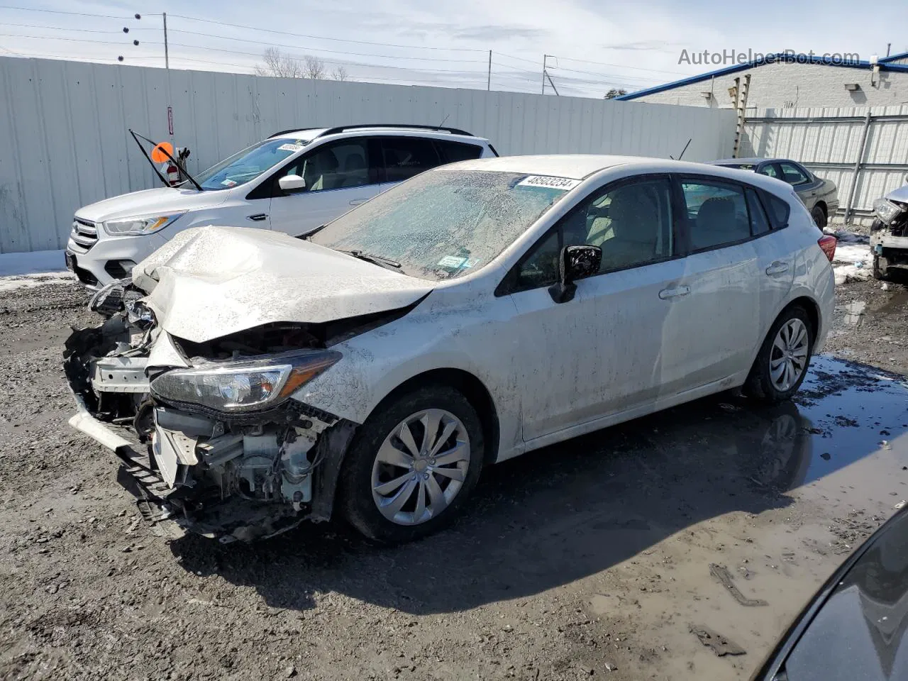 2018 Subaru Impreza  White vin: 4S3GTAA69J3744842