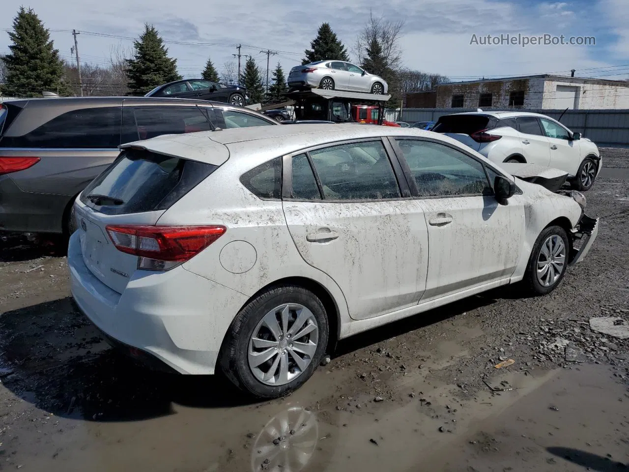 2018 Subaru Impreza  White vin: 4S3GTAA69J3744842