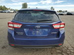 2018 Subaru Impreza  Blue vin: 4S3GTAA69J3749989