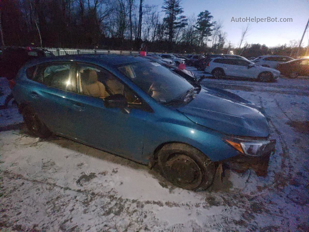 2018 Subaru Impreza  Blue vin: 4S3GTAA6XJ1707178