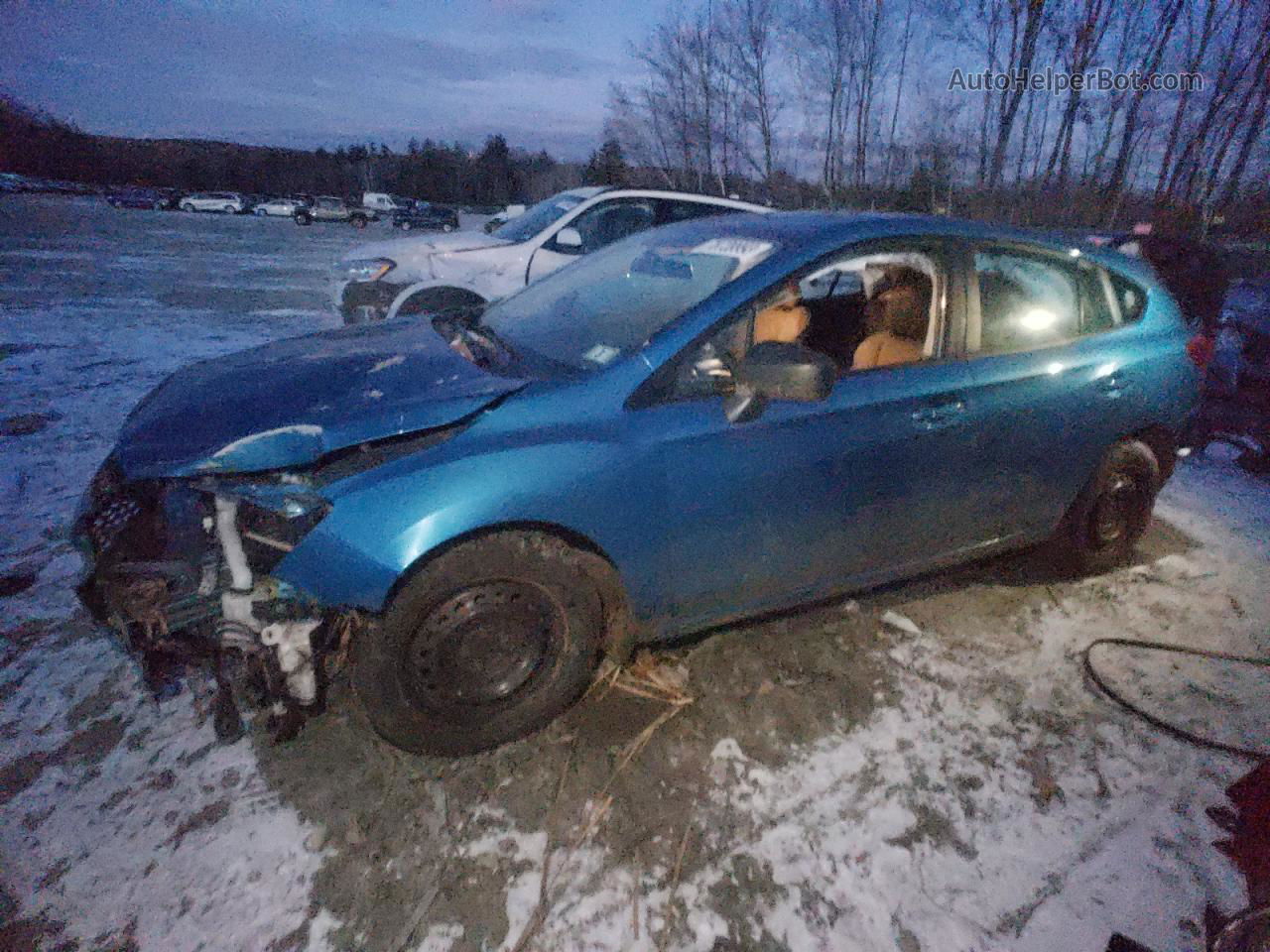 2018 Subaru Impreza  Blue vin: 4S3GTAA6XJ1707178