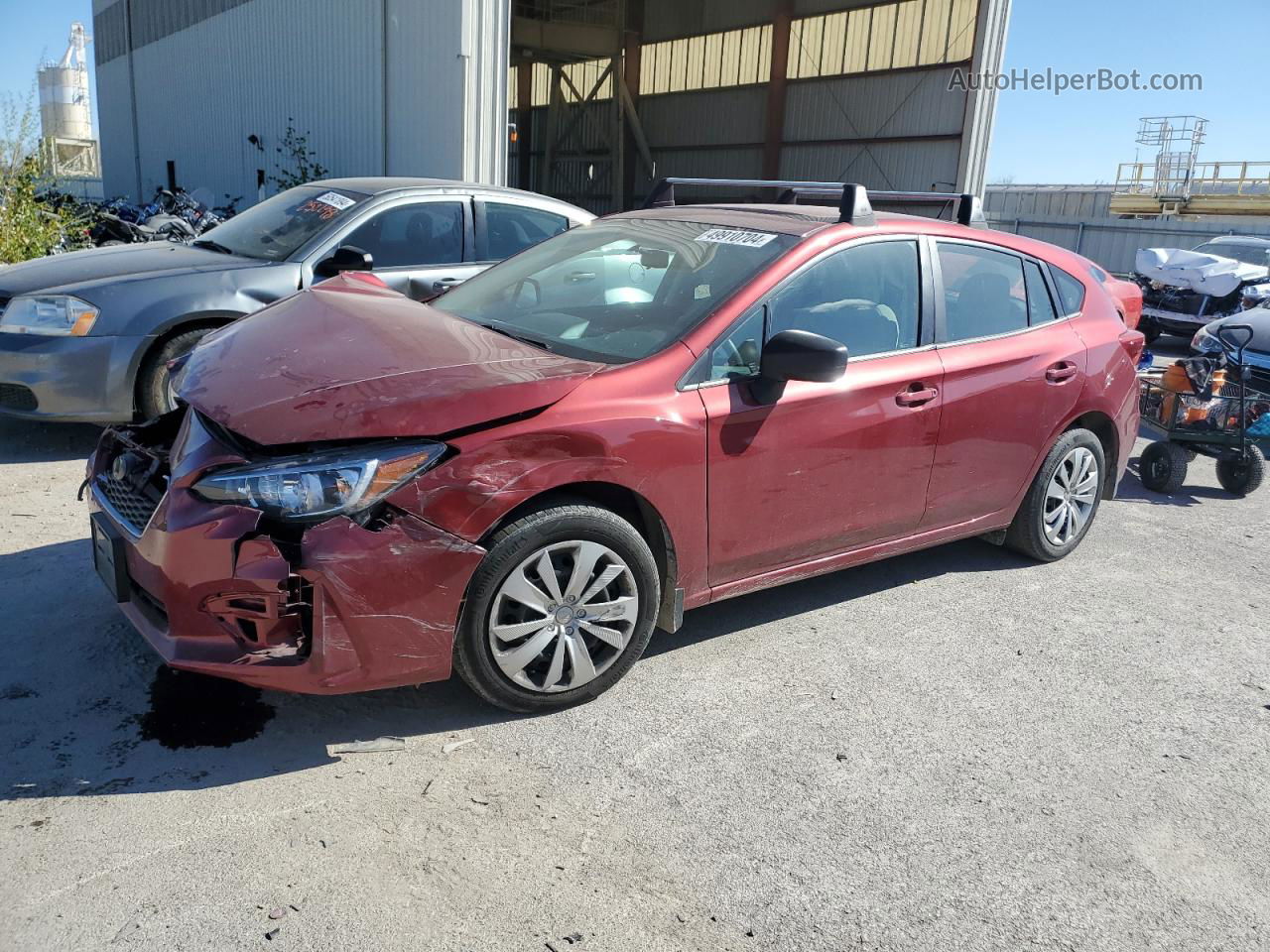 2018 Subaru Impreza  Red vin: 4S3GTAA6XJ1746904