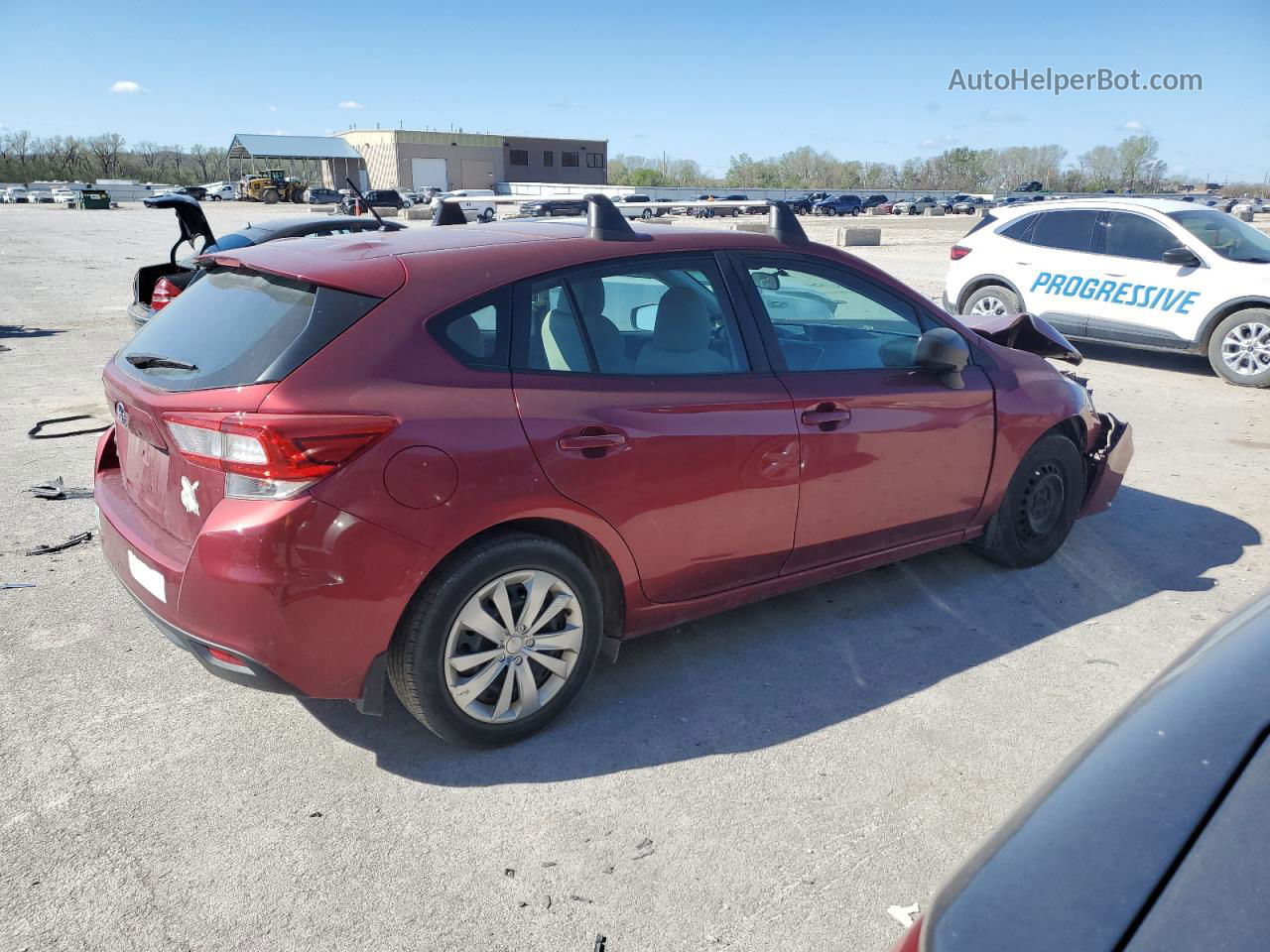 2018 Subaru Impreza  Red vin: 4S3GTAA6XJ1746904