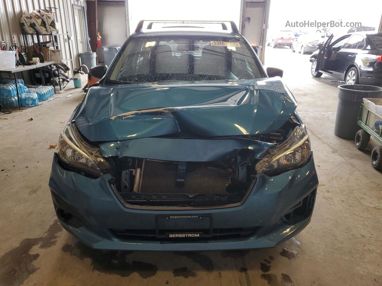 2018 Subaru Impreza  Blue vin: 4S3GTAA6XJ1752234