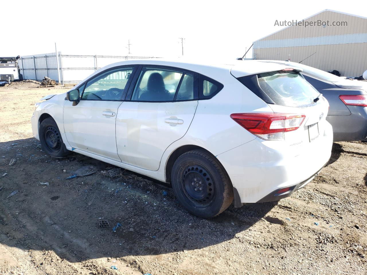 2018 Subaru Impreza  White vin: 4S3GTAA6XJ3700686