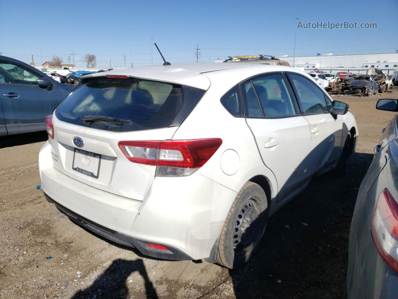 2018 Subaru Impreza  White vin: 4S3GTAA6XJ3700686