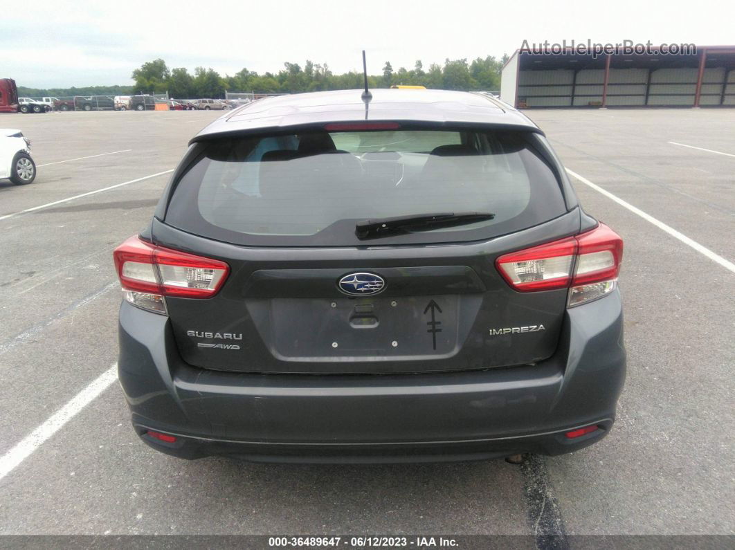 2018 Subaru Impreza   Серый vin: 4S3GTAA6XJ3718749