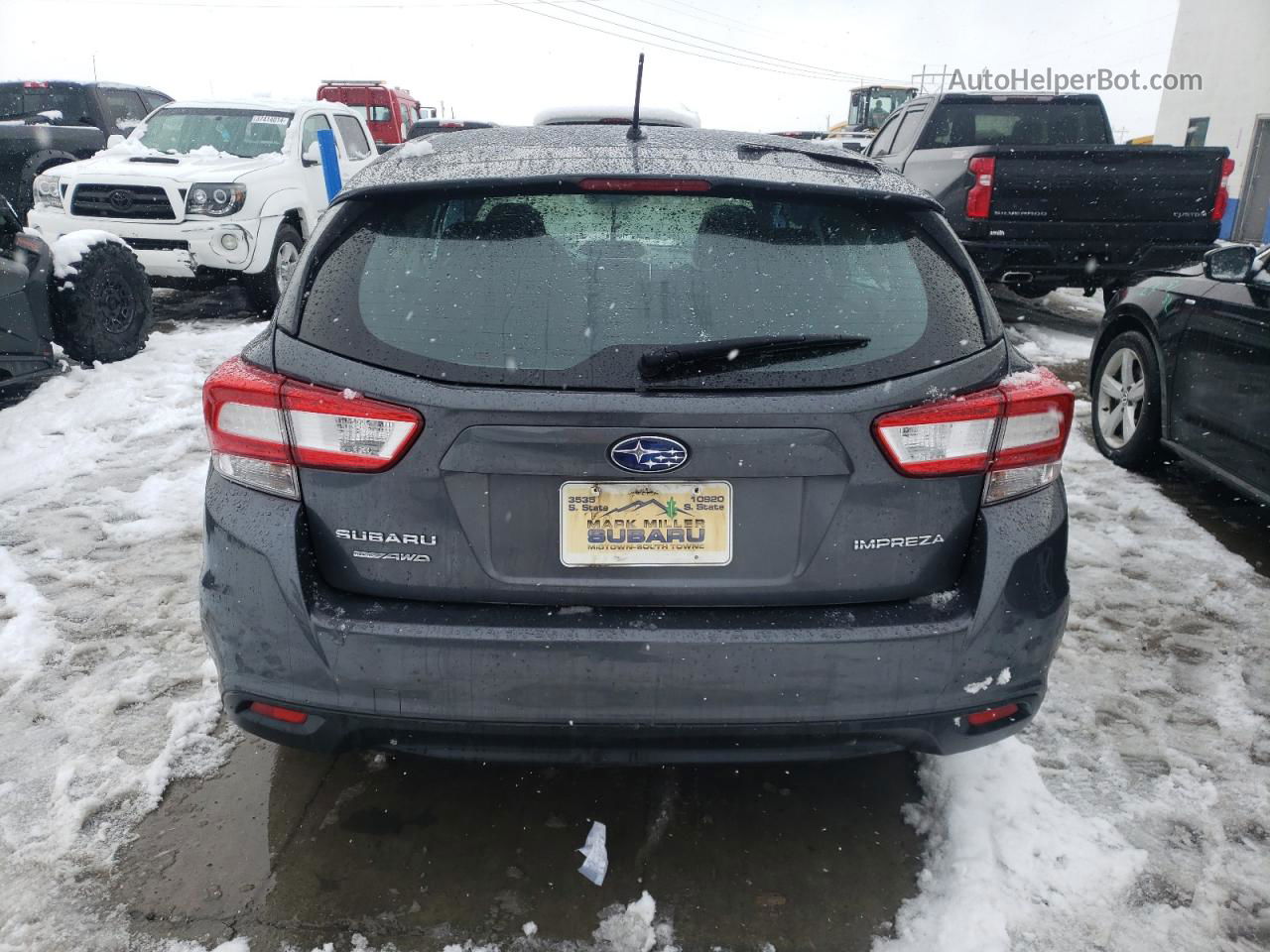 2018 Subaru Impreza  Charcoal vin: 4S3GTAA6XJ3741772