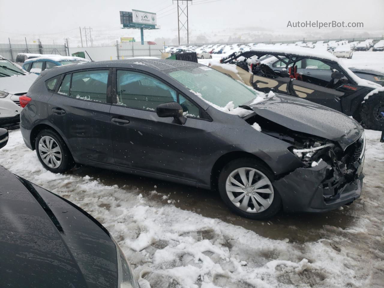 2018 Subaru Impreza  Charcoal vin: 4S3GTAA6XJ3741772