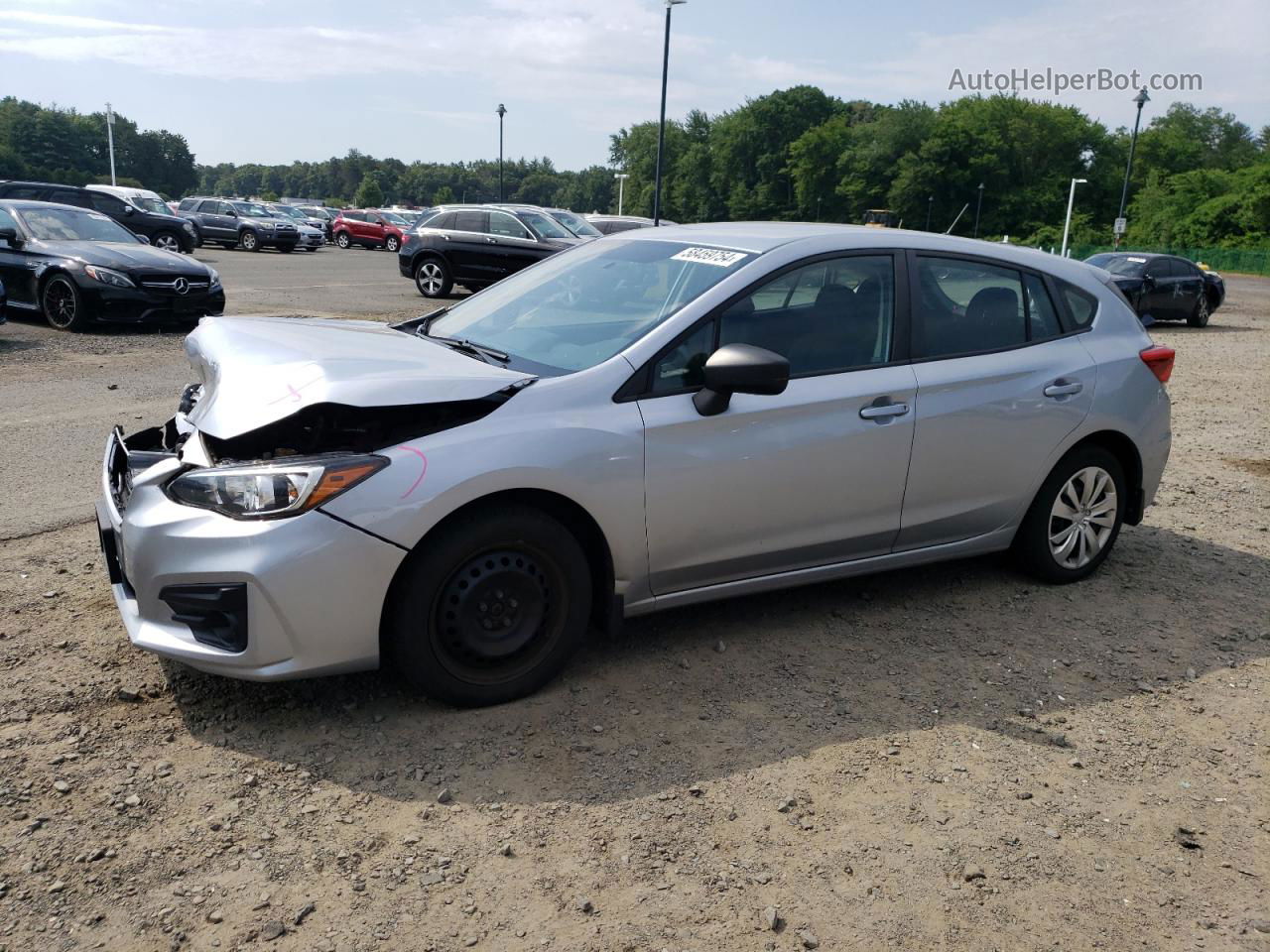 2018 Subaru Impreza  Silver vin: 4S3GTAA6XJ3751203