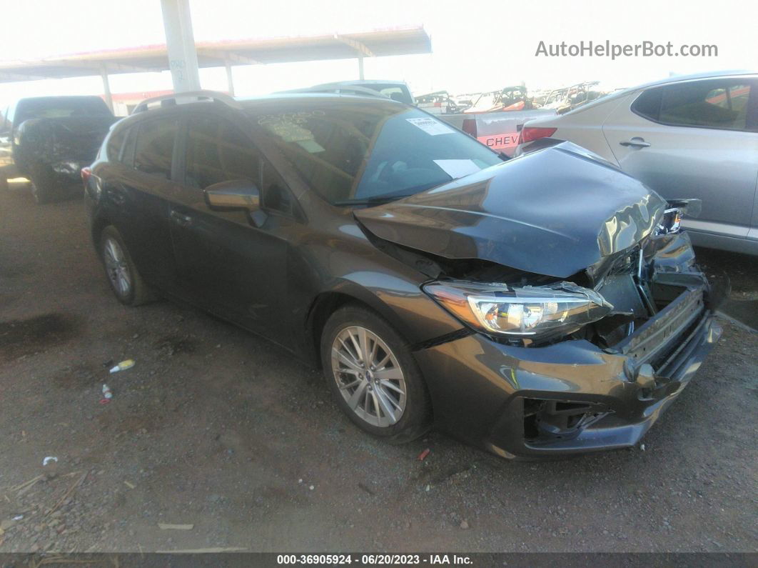 2018 Subaru Impreza Premium Gray vin: 4S3GTAB60J3723585