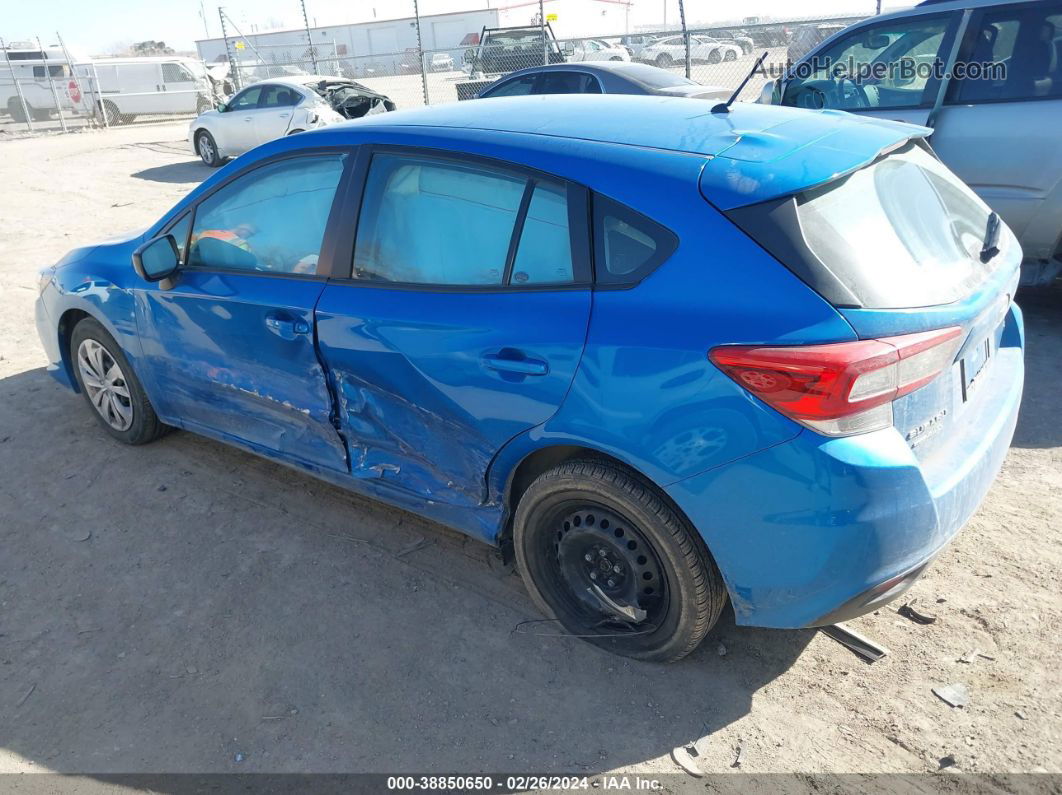 2021 Subaru Impreza 5-door Blue vin: 4S3GTAB60M3700926
