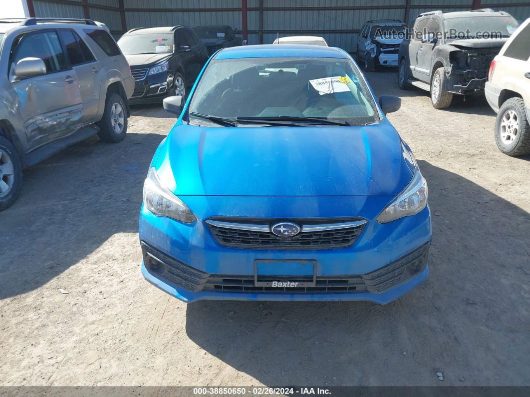 2021 Subaru Impreza 5-door Blue vin: 4S3GTAB60M3700926