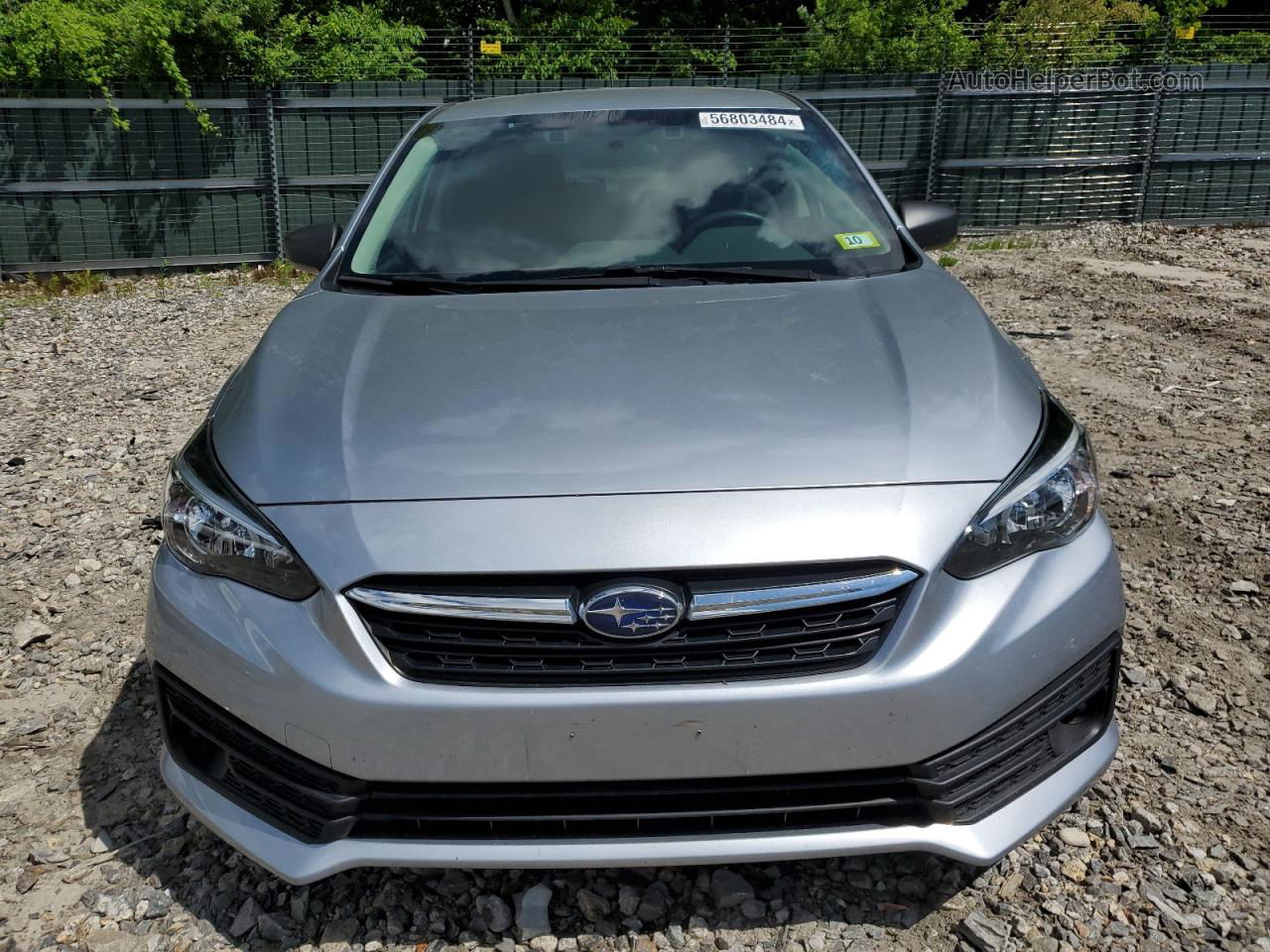 2021 Subaru Impreza  Silver vin: 4S3GTAB60M3704006