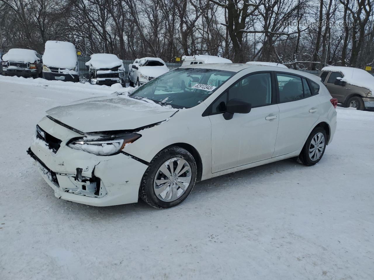 2021 Subaru Impreza  White vin: 4S3GTAB60M3717533