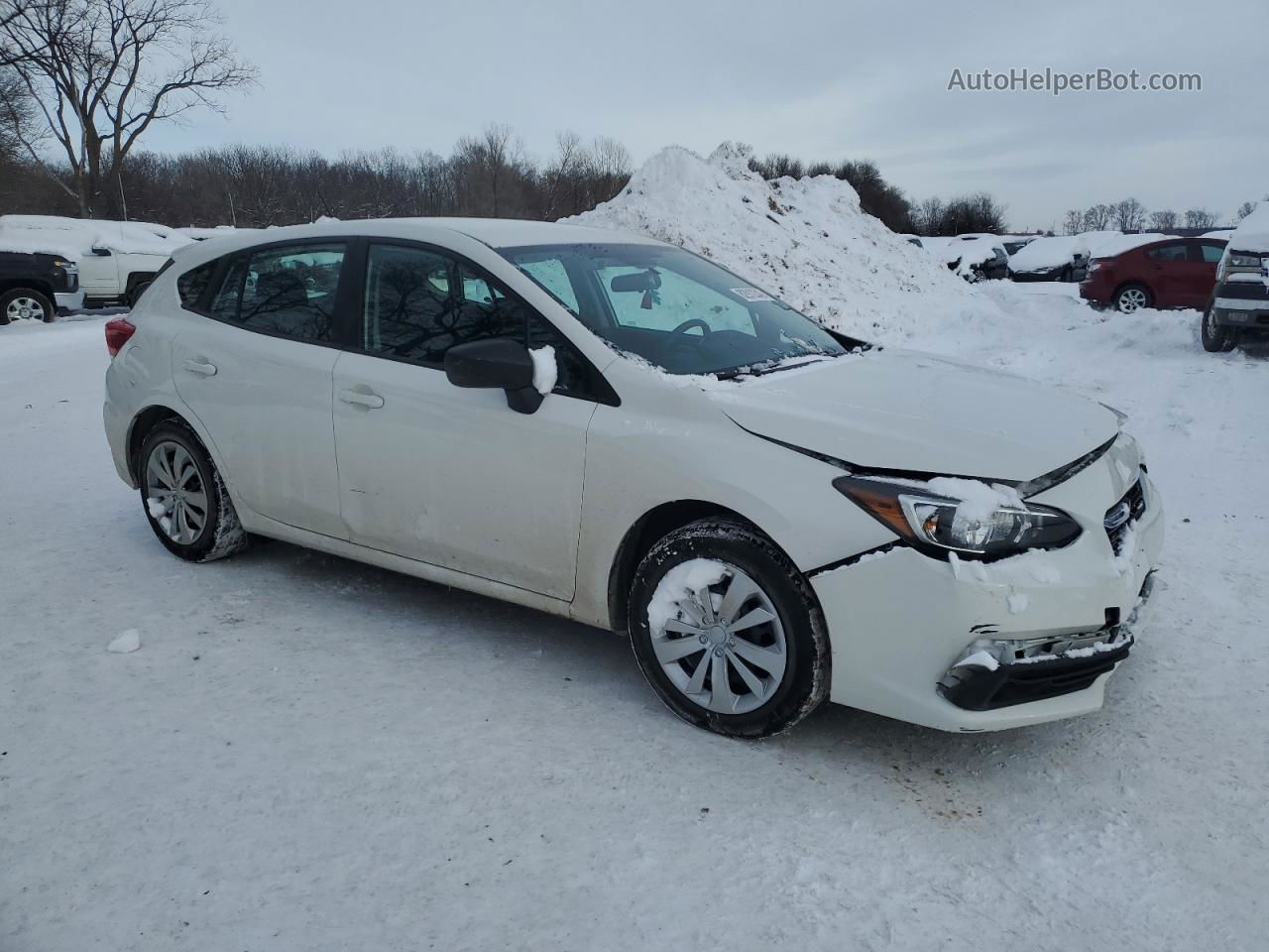 2021 Subaru Impreza  White vin: 4S3GTAB60M3717533