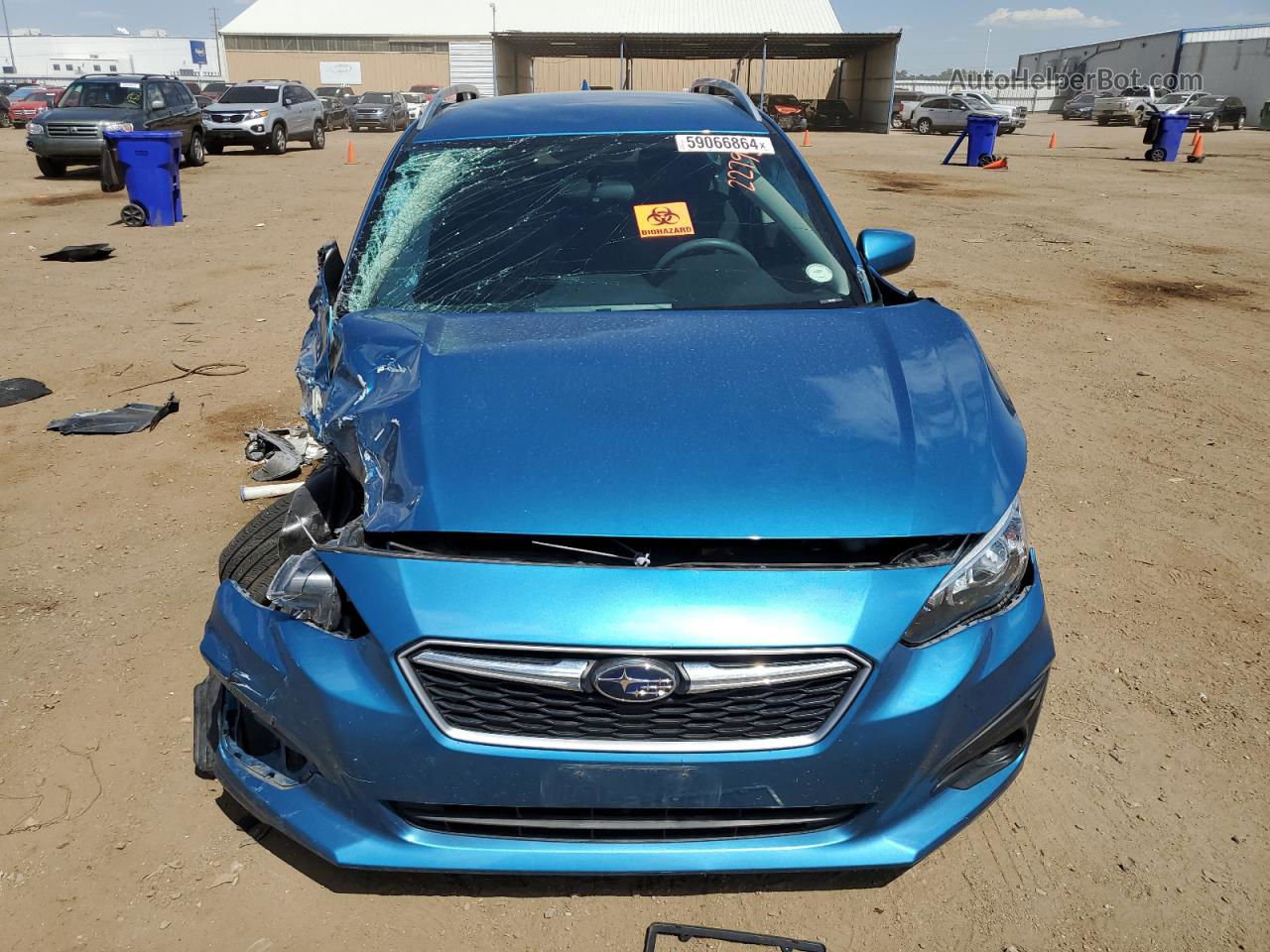 2018 Subaru Impreza Premium Blue vin: 4S3GTAB61J3701109