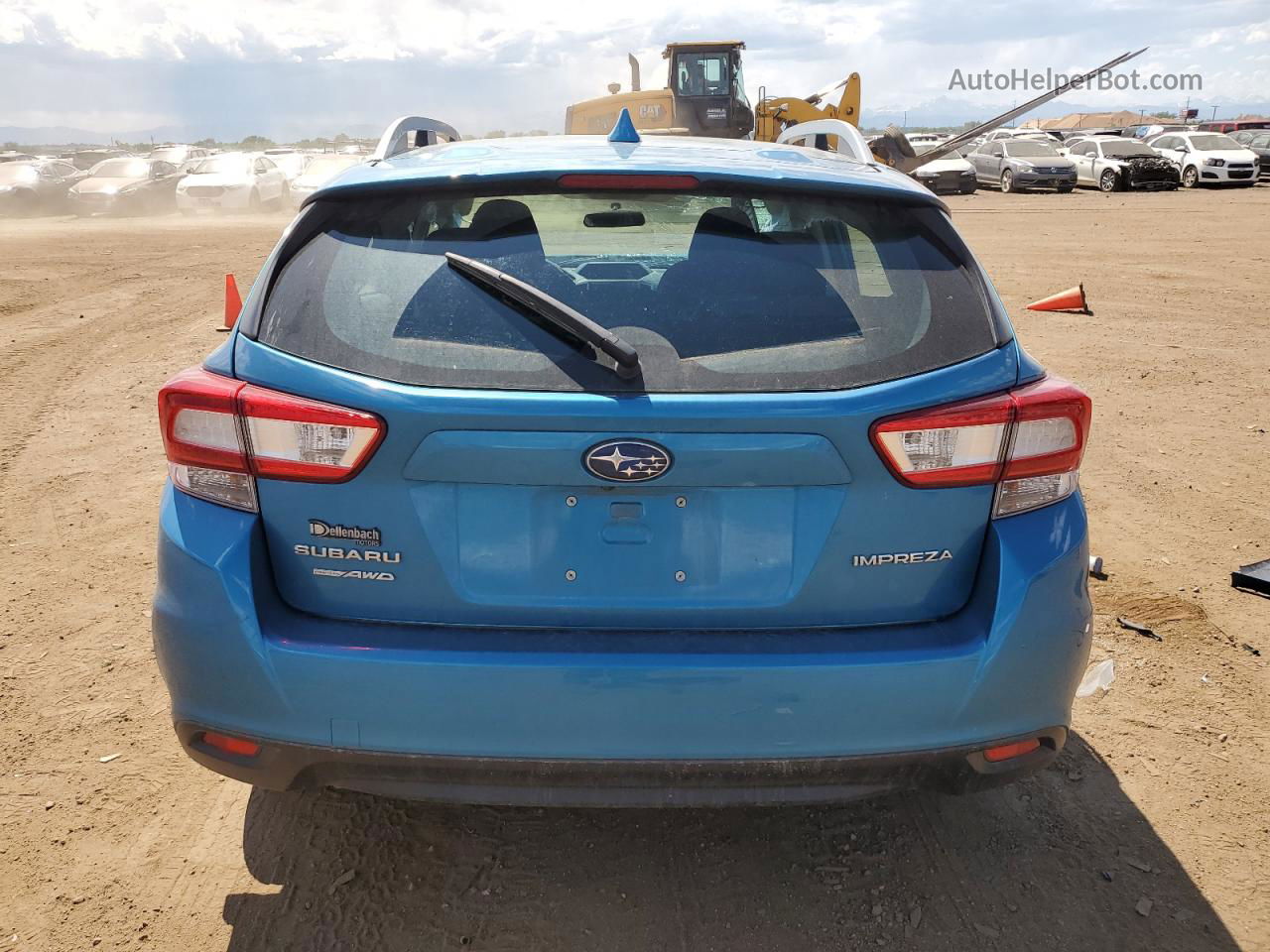 2018 Subaru Impreza Premium Синий vin: 4S3GTAB61J3701109
