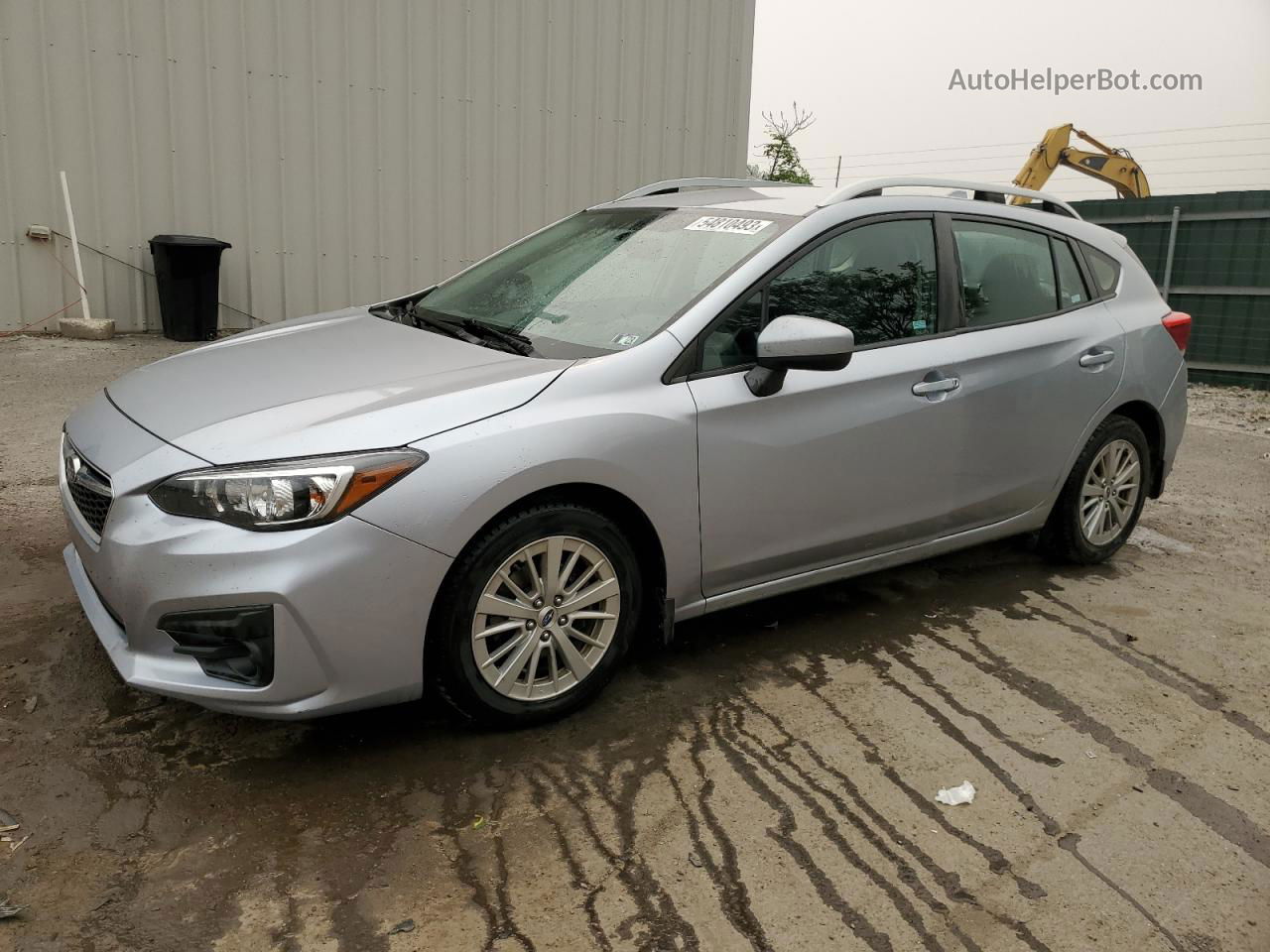 2018 Subaru Impreza Premium Silver vin: 4S3GTAB61J3727886