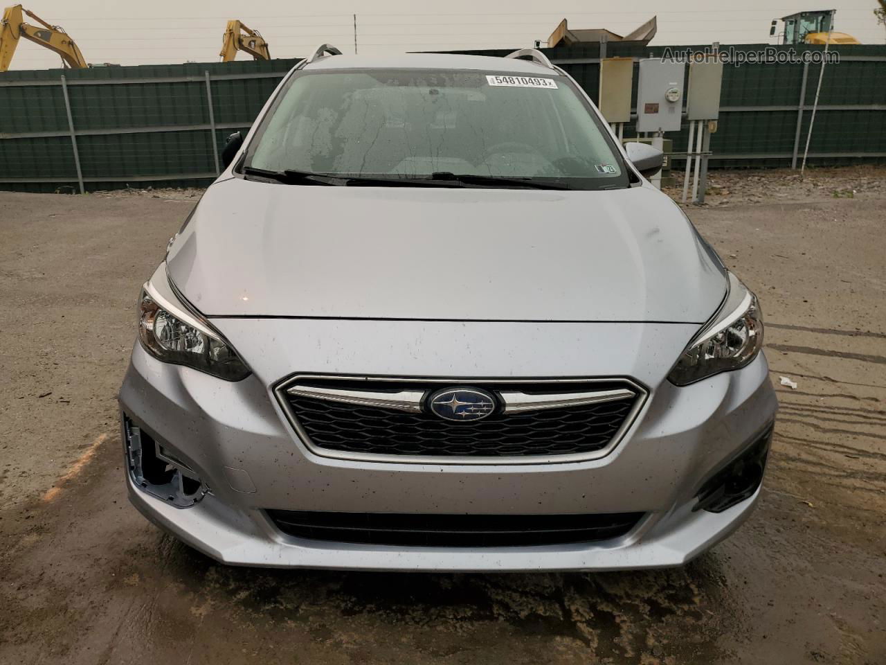 2018 Subaru Impreza Premium Silver vin: 4S3GTAB61J3727886