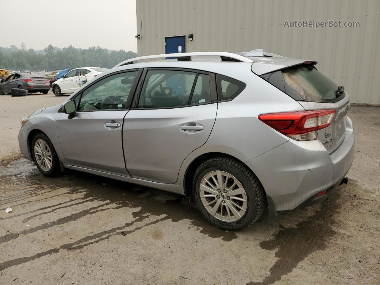 2018 Subaru Impreza Premium Silver vin: 4S3GTAB61J3727886