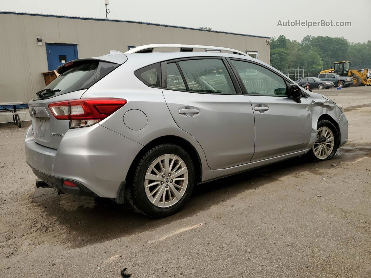 2018 Subaru Impreza Premium Silver vin: 4S3GTAB61J3727886