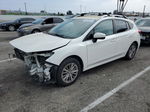 2018 Subaru Impreza Premium White vin: 4S3GTAB61J3738273