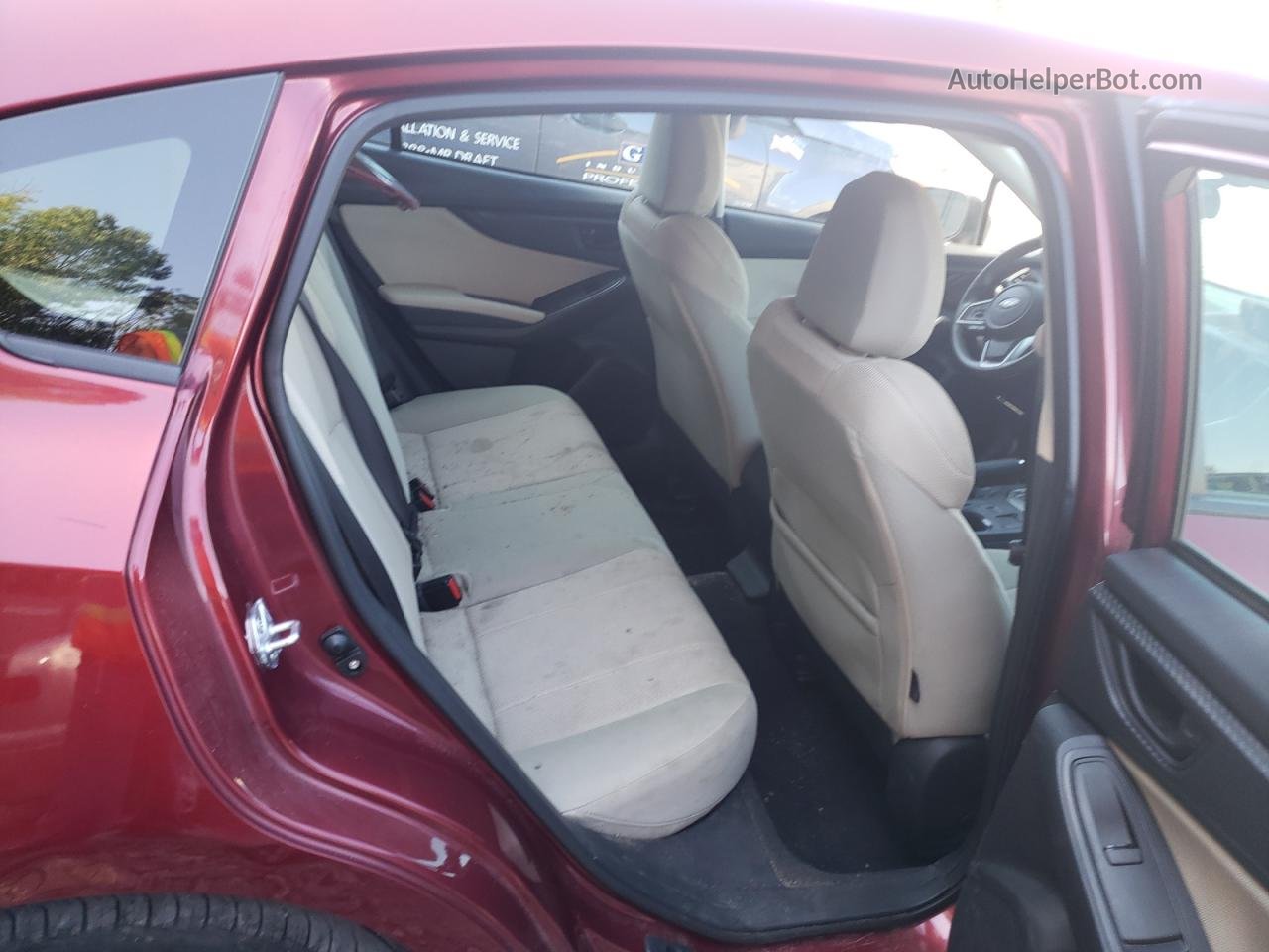 2021 Subaru Impreza  Red vin: 4S3GTAB61M3704581