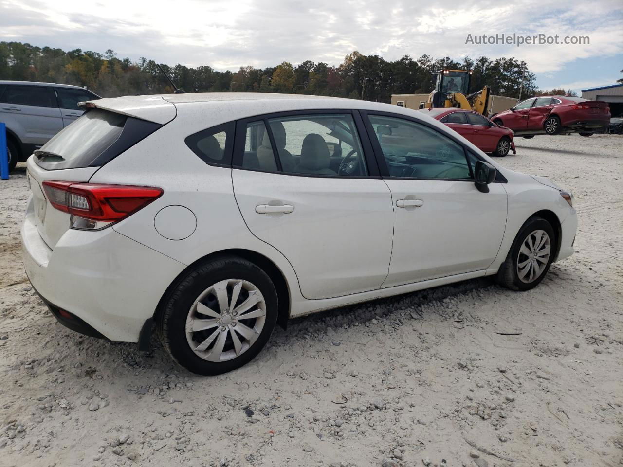 2021 Subaru Impreza  White vin: 4S3GTAB61M3706847